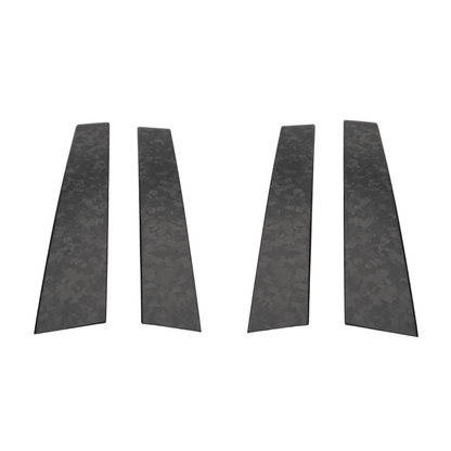 JDMuscle 23-26 Toyota GR Corolla Carbon Fiber Exterior B-Pillar Covers (4PC)