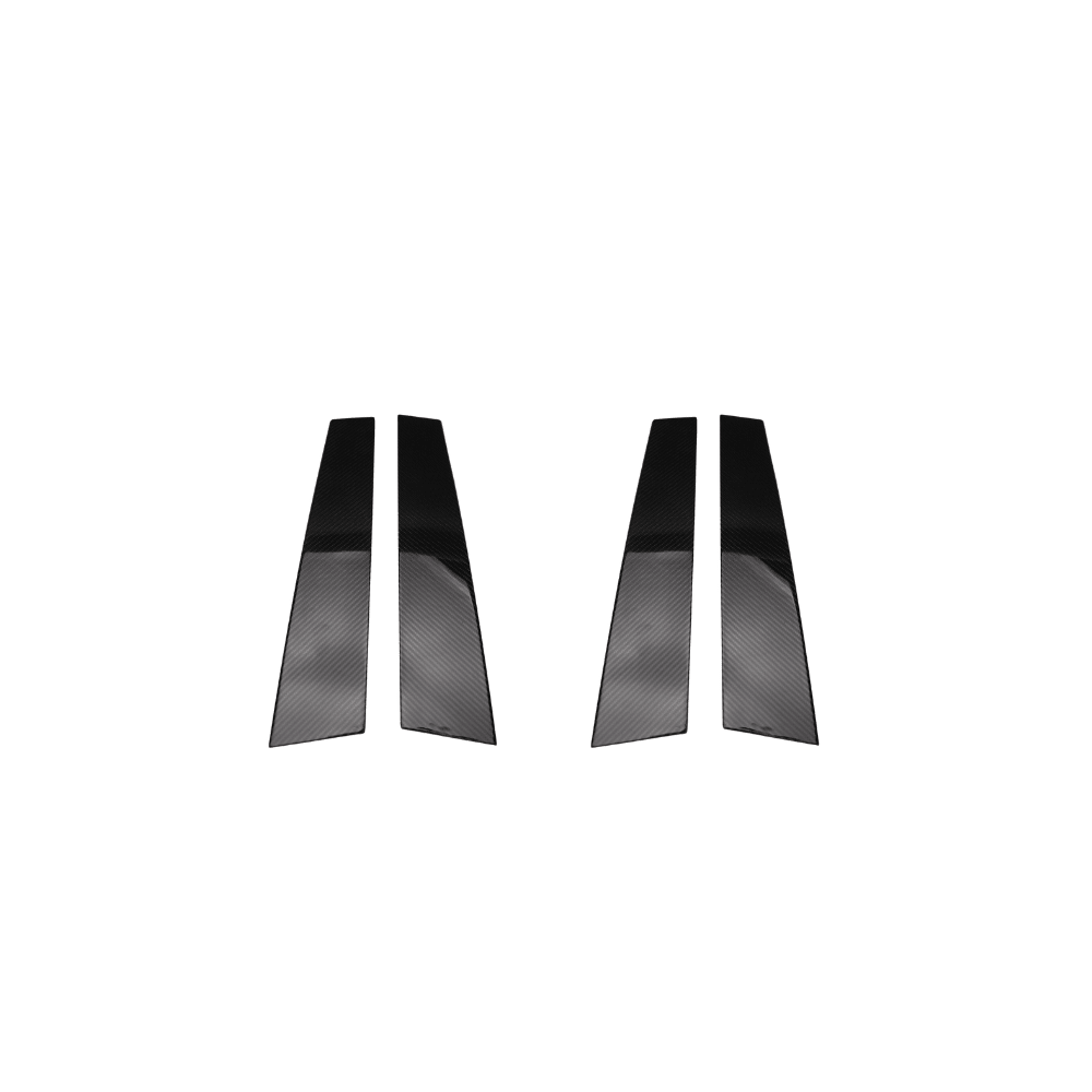 JDMuscle 23-26 Toyota GR Corolla Carbon Fiber Exterior B-Pillar Covers (4PC)
