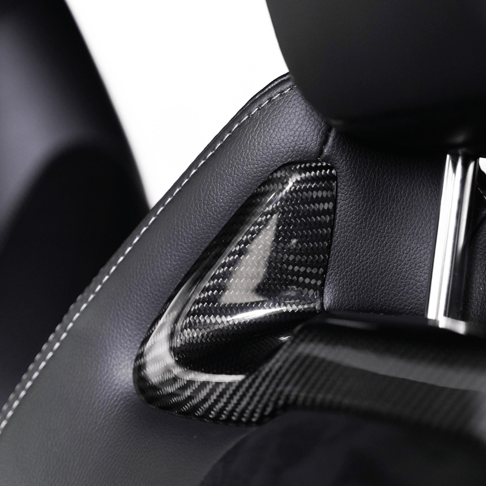 JDMuscle [23-26 Toyota GR Corolla] Carbon Fiber Front Seat Inserts (Front 2 PCS)