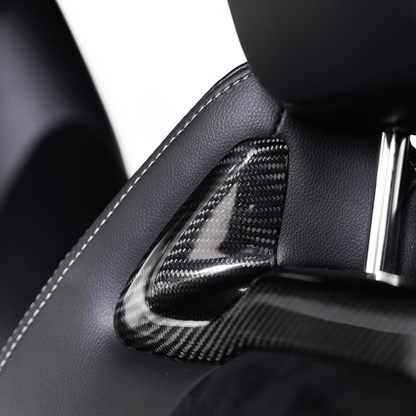 JDMuscle [23-26 Toyota GR Corolla] Carbon Fiber Front Seat Inserts (Front 2 PCS)