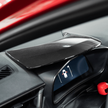 JDMuscle 23-26 Toyota GR Corolla Carbon Fiber Speedometer Hood Cover