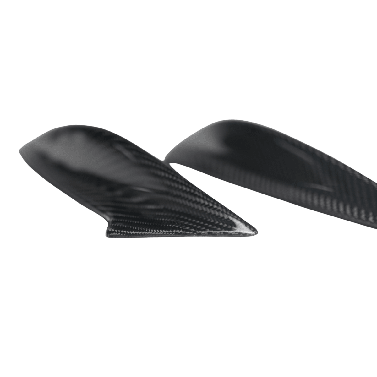 JDMuscle Carbon Fiber Spoiler Fin for 15-21 Subaru STI OEM Spoiler