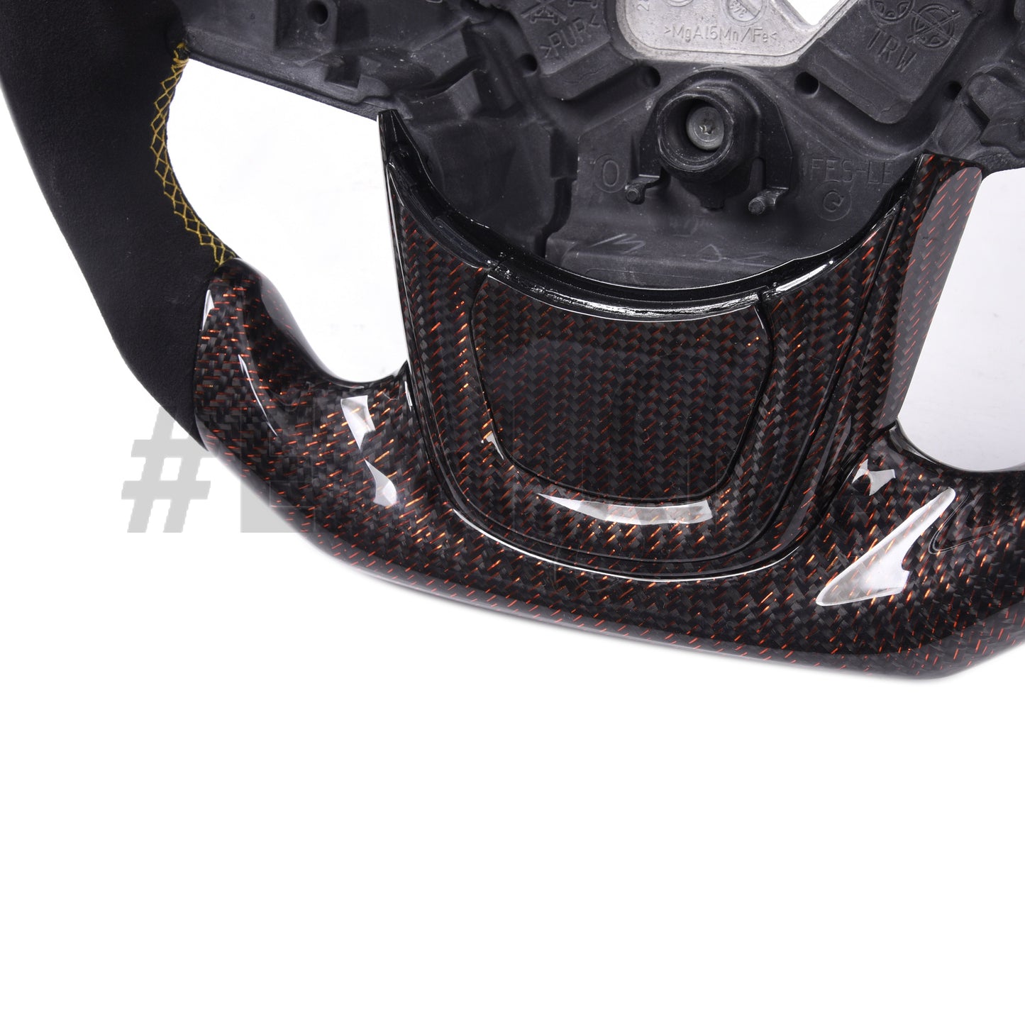 JDMuscle Carbon Fiber Steering Wheel by Exclusive Steering for Toyota Supra 2020+