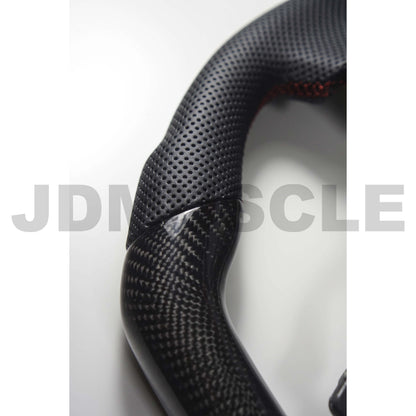 JDMuscle Carbon Fiber Steering Wheel for Nissan 350Z
