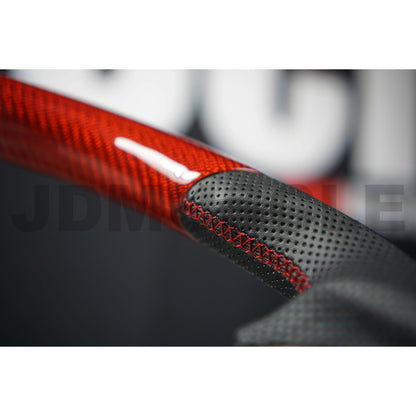 JDMuscle Carbon Fiber Steering Wheel for Nissan 350Z