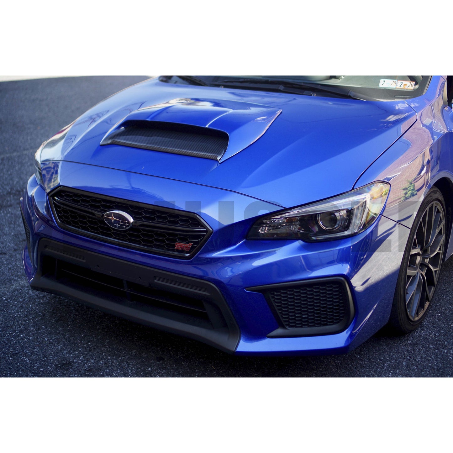 JDMuscle [15-21 WRX/STI] Rally Style V2 Carbon Fiber Hood Scoop *Made to Order