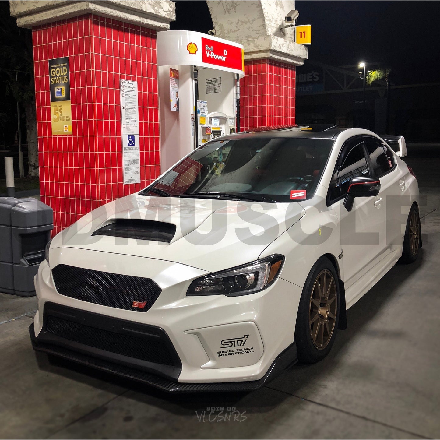 JDMuscle [15-21 WRX/STI] Rally Style V2 Carbon Fiber Hood Scoop *Made to Order