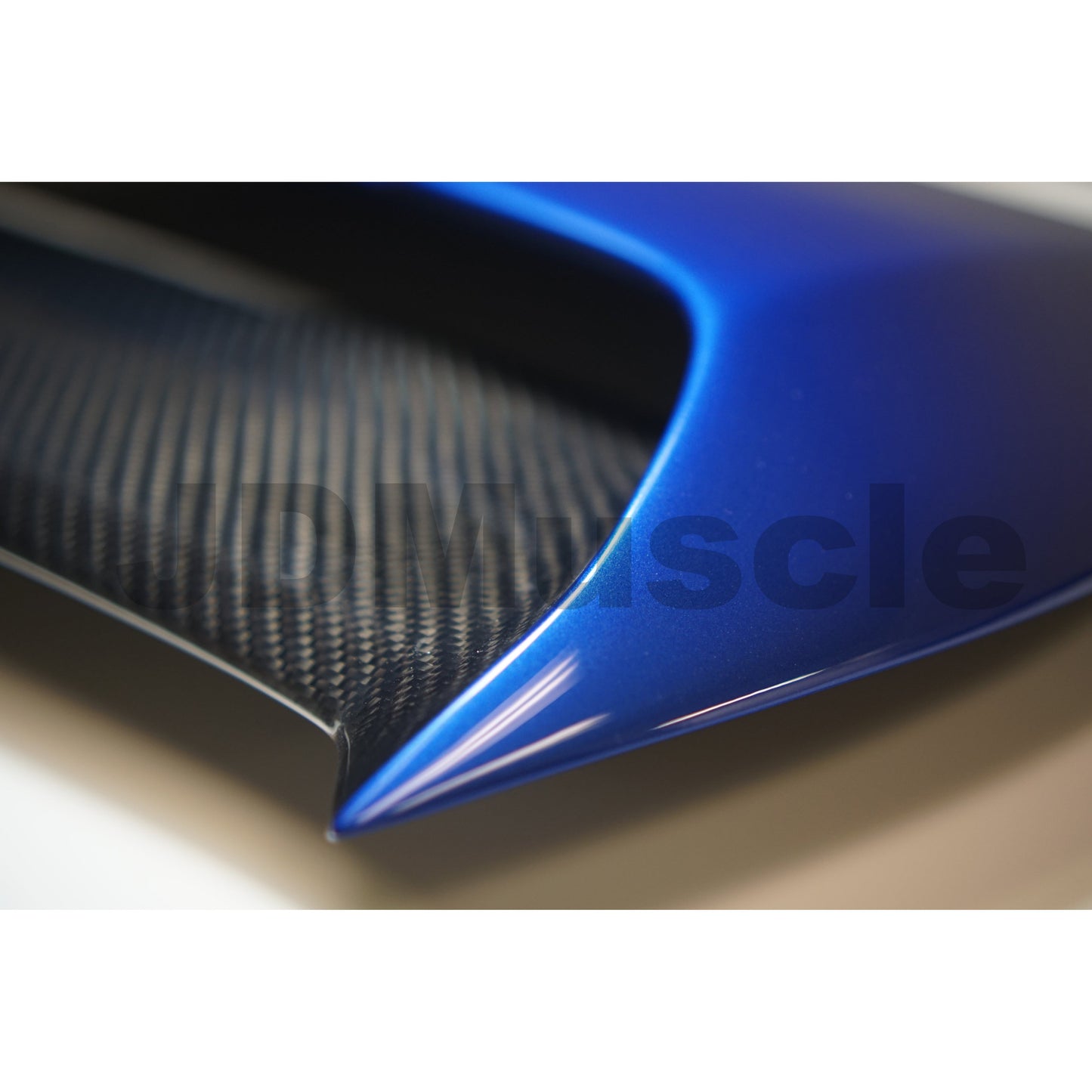 JDMuscle [15-21 WRX/STI] Rally Style V2 Carbon Fiber Hood Scoop *Made to Order