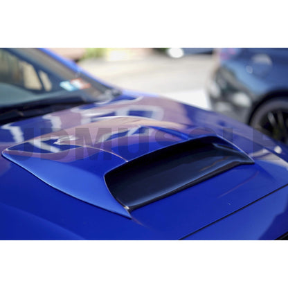 JDMuscle [15-21 WRX/STI] Rally Style V2 Carbon Fiber Hood Scoop *Made to Order