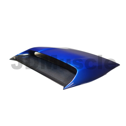JDMuscle [15-21 WRX/STI] Rally Style V2 Carbon Fiber Hood Scoop *Made to Order