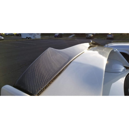 JDMuscle [15-25 WRX / 15-21 STI] Carbon Fiber STI Spoiler Gurney Flap V1 - Fits 15-21 OEM or 15-25 JDMuscle Final Edition STI Wing