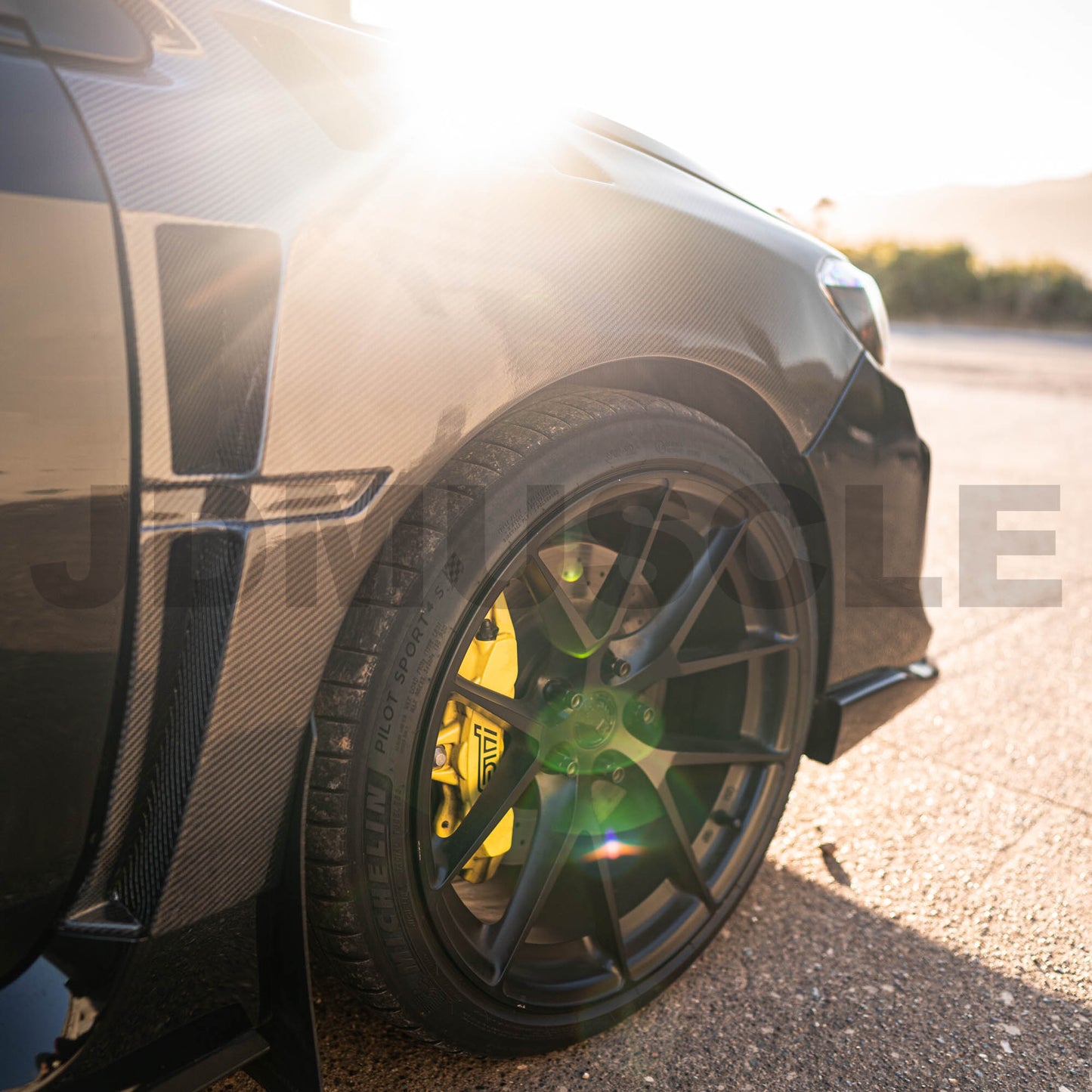 JDMuscle [15-21 WRX/STI] Vented Fenders V1 | Carbo Fiber / FRP
