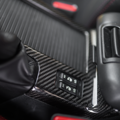 JDMuscle [15-21 STI] Tanso Pre-preg Carbon Fiber Cup Holder Cover