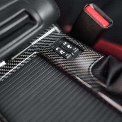 JDMuscle [15-21 STI] Tanso Pre-preg Carbon Fiber Cup Holder Cover