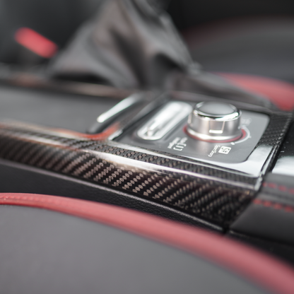 JDMuscle [15-21 STI] Tanso Pre-preg Carbon Fiber Cup Holder Cover