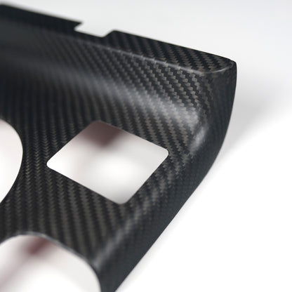 JDMuscle [15-21 WRX] Tanso Pre-preg Carbon Fiber Cup Holder Cover
