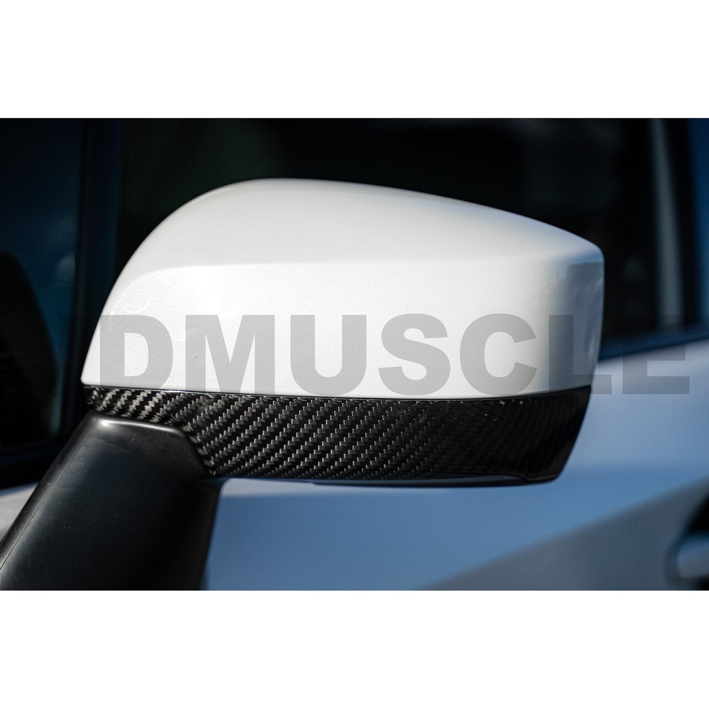 JDMuscle [15-21 WRX/STI] Tanso Pre-preg Carbon Fiber Side Mirror Lower Trim Covers