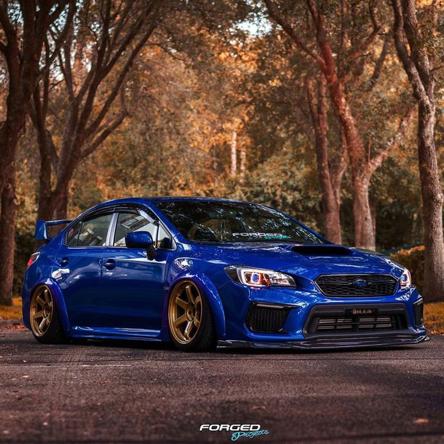 JDMuscle [18-21 WRX/STI] VR STYLE FRONT CARBON FIBER LIP
