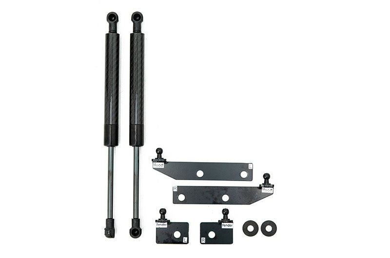 OLM Carbon Fiber Wrapped Hood Struts - 2022+ BRZ/86