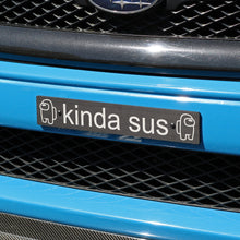 Billetworkz "Kinda Sus" License Plate Delete