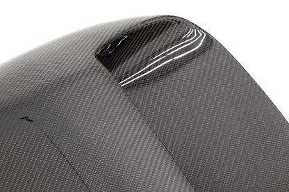 OLM Oversized Carbon Fiber Hood Scoop - 2015-2021 WRX / STI