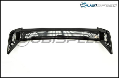 OLM STI Style Paint Matched Spoiler - Dark Gray Metallic Asphalt - 2015-2021 Subaru WRX / STI