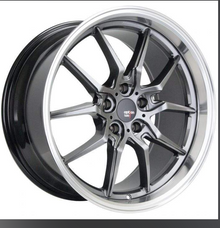 Option Lab S718 Wheel 19x9.5 35mm 5x114.3 73.1 Nightfall Grey w/Machined Lip