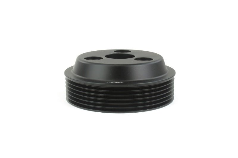 Perrin [15-21 WRX, 14-18 Forester, 18-20 Crosstrek, 17-22 Impreza] Lightweight Water Pump Pulley Black | PSP-ENG-111BK