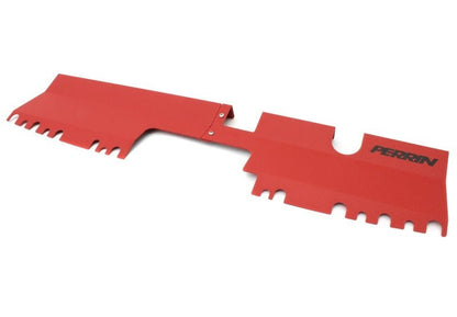 Perrin [15-21 WRX/STI] Radiator Shroud | Without OEM Intake Scoop - Red