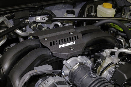 Perrin [22-25 BRZ/GR86] Engine Cover - Black Wrinkle | PSP-ENG-162BK