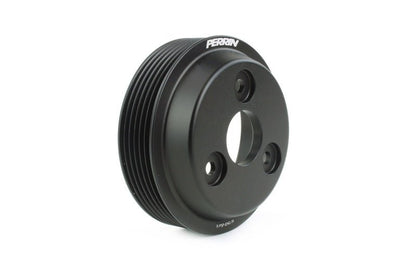 Perrin [22-25 WRX, 19-22 Forester, 20-22 Legacy, 21-22 Crosstrek] Lightweight Water Pump Pulley Black | PSP-ENG-112BK