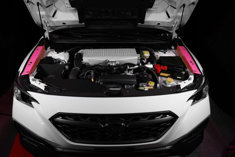 Perrin [22-26 WRX] Fender Shroud Set - Hyper Pink | PSP-ENG-551HP
