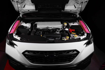 Perrin [22-26 WRX] Fender Shroud Set - Hyper Pink | PSP-ENG-551HP