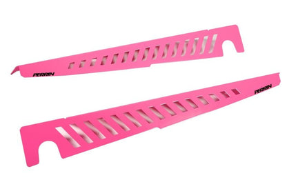Perrin [22-26 WRX] Fender Shroud Set - Hyper Pink | PSP-ENG-551HP
