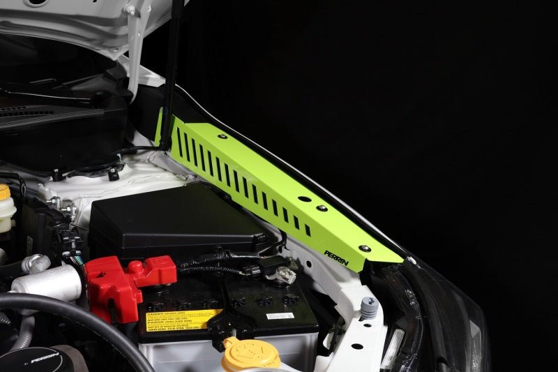 Perrin [22-26 WRX] Fender Shroud Set - Neon Yellow | PSP-ENG-551NY