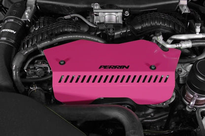 Perrin [22-26 WRX] Pulley Cover - Hyper Pink | PSP-ENG-153HP