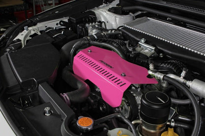 Perrin [22-26 WRX] Pulley Cover - Hyper Pink | PSP-ENG-153HP