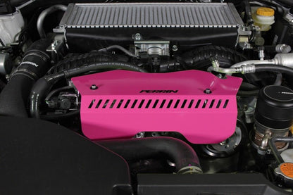 Perrin [22-26 WRX] Pulley Cover - Hyper Pink | PSP-ENG-153HP