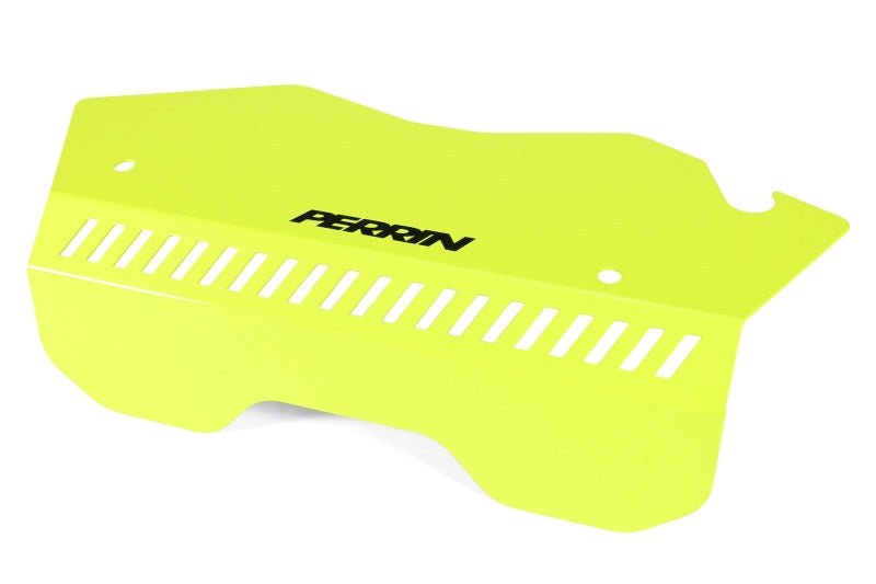 Perrin [22-26 WRX] Pulley Cover - Neon Yellow | PSP-ENG-153NY