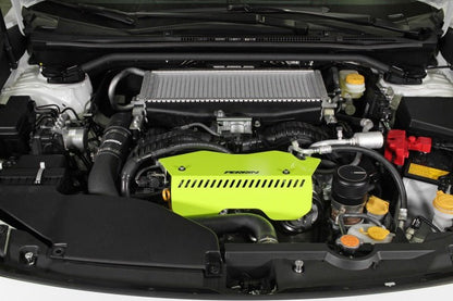 Perrin [22-26 WRX] Pulley Cover - Neon Yellow | PSP-ENG-153NY