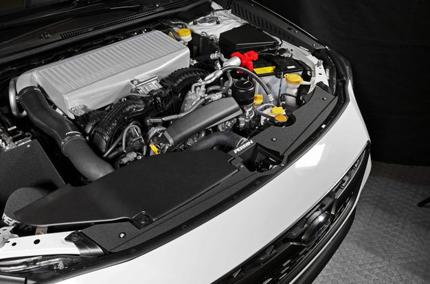 Perrin [22-26 WRX] Radiator Shroud Kit Black | PSP-ENG-513BK