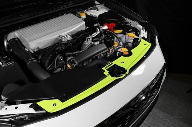 Perrin [22-26 WRX] Radiator Shroud Kit Neon Yellow | PSP-ENG-513NY