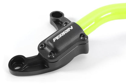 Perrin [22-26 WRX] Strut Brace w/ Billet Feet -  Neon Yellow | PSP-SUS-061NY