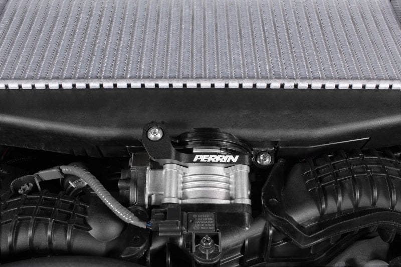 Perrin [22-26 WRX] Top Mount Intercooler Bracket - Black | PSP-ITR-331BK