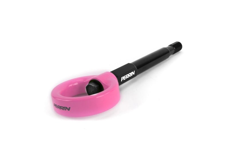 Perrin [22-26 WRX] Tow Hook Kit | Front - Hyper Pink | PSP-BDY-237HP