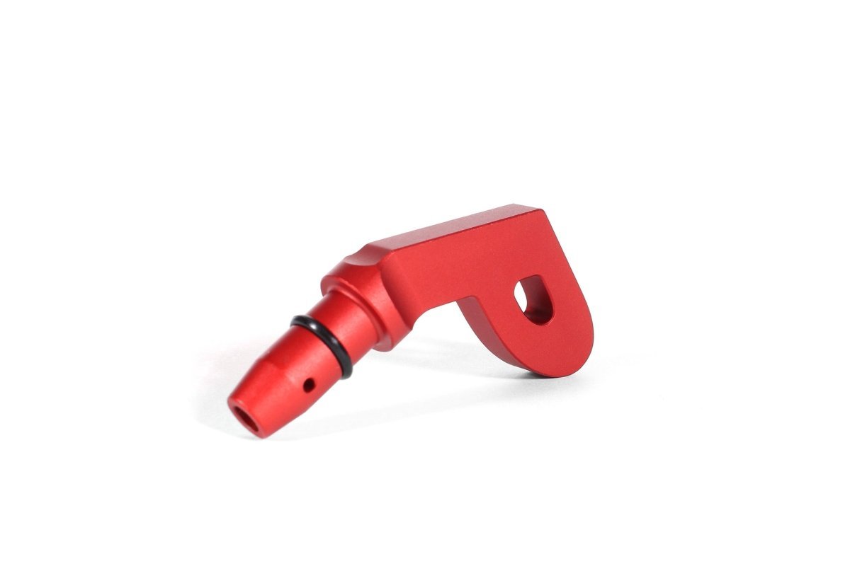 Perrin Aluminum [15-26 WRX] "P" Style Dip Stick Handle Red Finish FA20 / FA24 | PSP-ENG-720RD