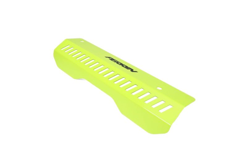 Perrin Performance Pulley Cover | Short Version - Works w/AOS System - Neon Yellow [15-25 Impreza, 18-25 Crosstrek, 20-25 Legacy, 22-25 WRX and Outback]