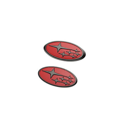 Racing Art [22-26 WRX] Aluminum Front + Rear Emblem Kit