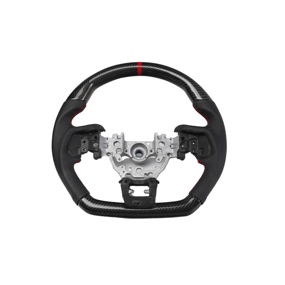 Racing Art [22-26 WRX] Carbon Fiber Steering Wheel - Leather / Suede