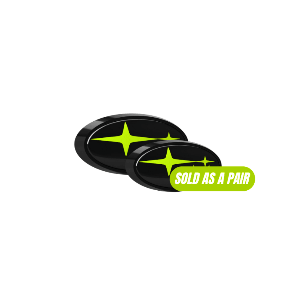 Racing Art [22-26 WRX] Front + Rear Emblem Kit